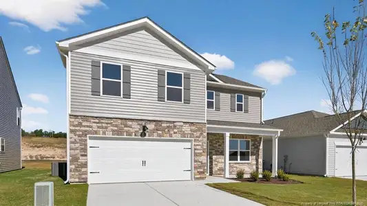 New construction Single-Family house 664 Wilder Bloom Path, Aberdeen, NC 28315 plan Galen - image