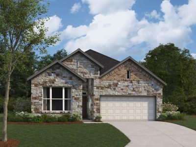 New construction Single-Family house 840 Beaverton Drive, Leander, TX 78641 Galloway- photo 0