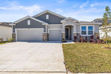 New construction Single-Family house 10471 Bridgegate Heights Loop, San Antonio, FL 33576 Camden- photo 0