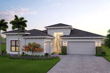 New construction Single-Family house 12874 Soaring Vw, Palm Beach Gardens, FL 33412 plan Oracle - image
