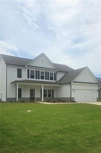 New construction Single-Family house 148 Harmony Farms Orch, Eatonton, GA 31024 plan (GA)Hayden A.1 2 Front Entry - image