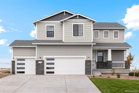 New construction Single-Family house 42992 Colonial Trl, Elizabeth, CO 80107 Glenwood- photo 0 0