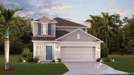 New construction Single-Family house 2711 Gentle Rain Drive, Davenport, FL 33837 Columbia- photo 0