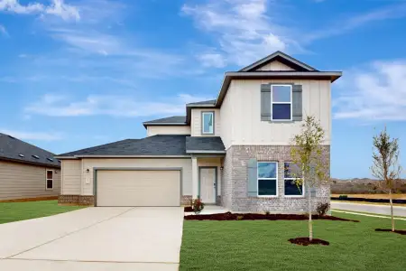 New construction Single-Family house 19901 Hirono Dr, Manor, TX 78653 plan Livingston - image