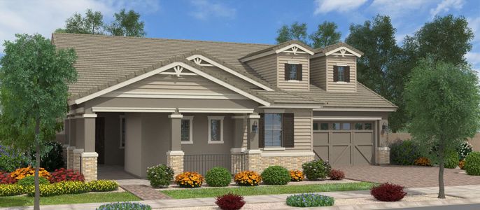 New construction Single-Family house 22923 E Mockingbird Dr, Queen Creek, AZ 85142 plan Monterey Pine w/Loft - image