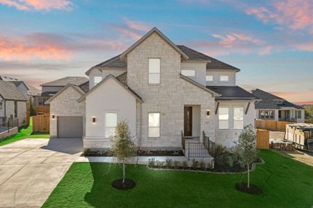 New construction Single-Family house 1641 Hosanna Grande Wy, Leander, TX 78641 plan Kaufman - image