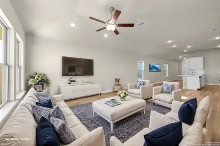 New construction Single-Family house 4242 Winston Wy, New Braunfels, TX 78130 Azalea- photo 0