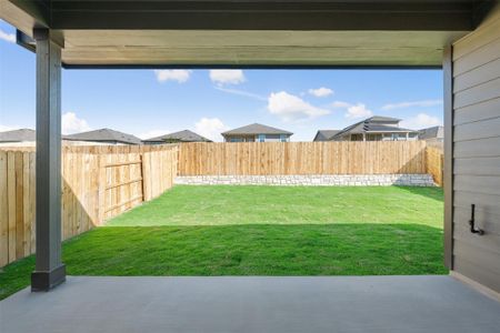 New construction Single-Family house 741 Palo Brea Loop, Hutto, TX 78634 Brodie Homeplan- photo 36 36