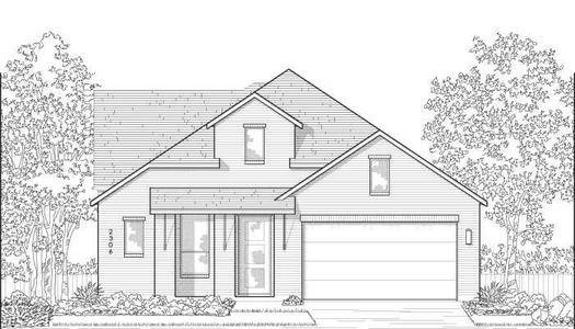 New construction Single-Family house Liberty Hill, TX 78642 plan Douglas - image