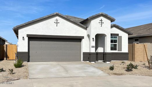 New construction Single-Family house 40030 W Venture Road, Maricopa, AZ 85138 Mockingbird- photo 0