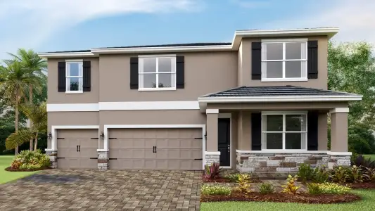New construction Single-Family house 1145 Chasehill Ln, Zephyrhills, FL 33541 plan Torino - image