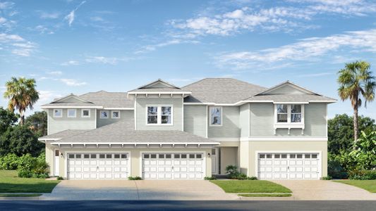New construction Townhouse house 31856 Clover Fin Ct, Wesley Chapel, FL 33545 plan Dalia - image