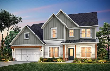 New construction Single-Family house 1624 Wander Ml, Cumming, GA 30040 plan Riverton - image
