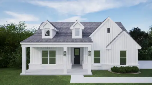 New construction Single-Family house 205 Marshall Dr, Springtown, TX 76088 plan The Violet - image