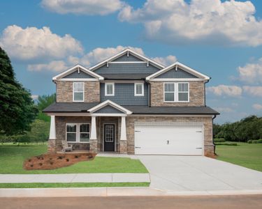 New construction Single-Family house 866 Misty Hollow Trl, Lawrenceville, GA 30045 plan Johnson - image