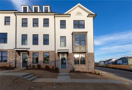 New construction Townhouse house 629 Silva Street, Unit 128, Cumming, GA 30040 Glendale- photo 0