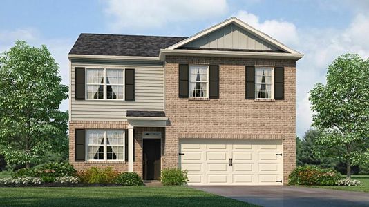New construction Single-Family house 7186 Bocholt Dr, South Fulton, GA 30349 plan Bellview - image