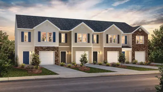 New construction Townhouse house 2296 Springview Ct, Boiling Springs, SC 29316 plan Newton - image