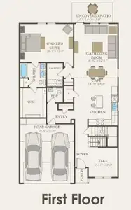 New construction Single-Family house 540 Henry Milton Rd, Georgetown, TX 78626 plan Dinero - image