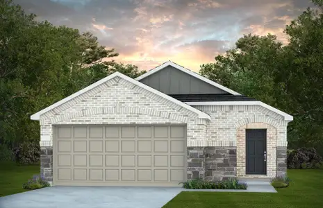 New construction Single-Family house 1830 Glacier Gorge Trl, Dayton, TX 77535 plan Taft - image