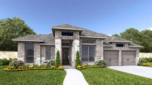 New construction Single-Family house 6515 King Ranch Lp, Manvel, TX 77578 plan 2944W - image