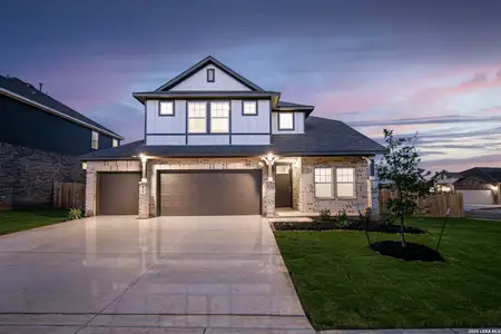 New construction Single-Family house 9606 Luke Path, San Antonio, TX 78254 plan Lincoln - image
