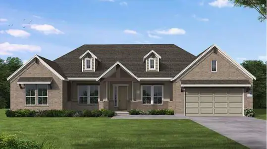 New construction Single-Family house 376 Double Eagle Ranch Dr, Cedar Creek, TX 78612 plan Gatesville - image