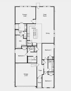 Structural options added include: Covered patio, 8' entry doors and pop-up ceiling in family room and primary bathroom.