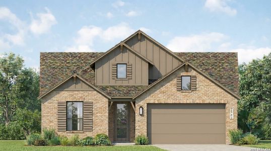 New construction Single-Family house 4643 Sherman Sq, Schertz, TX 78108 plan VanGogh - image