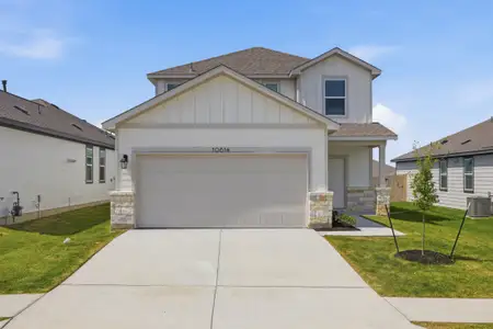 New construction Single-Family house 10614 Justify Ln, Buda, TX 78610 plan Hampton - image