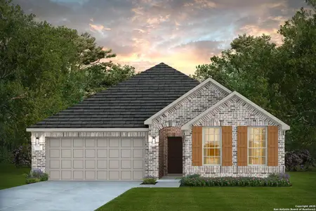 New construction Single-Family house 12445 Nazareth, San Antonio, TX 78253 plan Arlington - image