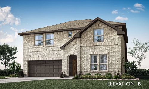 Elevation B. 4br New Home in Lavon, TX