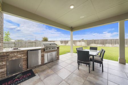 New construction Single-Family house 21019 Preakness Stakes Trl, Tomball, TX 77377 plan Lockhart - image