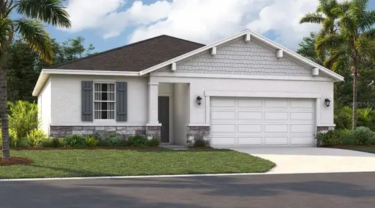 New construction Single-Family house 5852 Cliffbow Lp, Leesburg, FL 34748 plan The Portland - image
