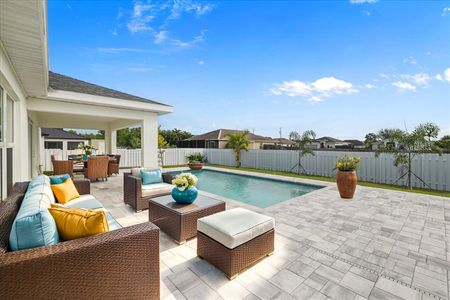 New construction Single-Family house 1135 Nw 13Th St, Cape Coral, FL 33993 plan The Sunset Harbor with Pool - image 3