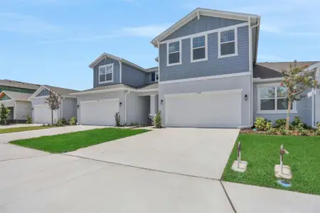 New construction Townhouse house 7570 Sea Oak Ct, Parrish, FL 34219 plan Coral - image