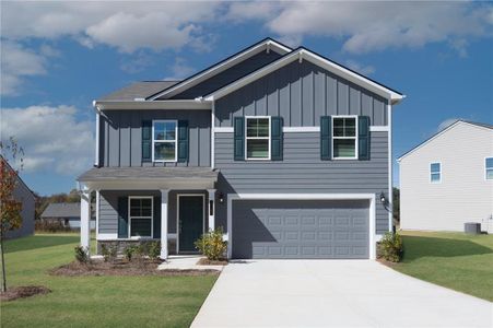 New construction Single-Family house 3290 Forest Green Dr, Douglasville, GA 30135 Spruce- photo 0 0