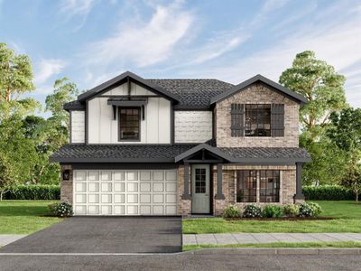 New construction Single-Family house 1613 Sage Garden Dr, Krum, TX 76249 plan Reagan Select F - image