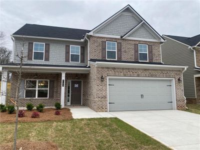 New construction Single-Family house 3139 Dowsing Lane, Powder Springs, GA 30127 Axley- photo 0