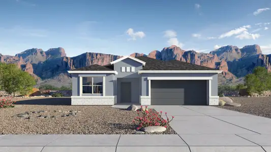 New construction Single-Family house 1554 E Glazier Dr, Casa Grande, AZ 85122 plan Denton - image