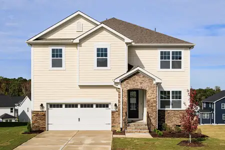 New construction Single-Family house 1813 Harrell Cove Ct, Fuquay Varina, NC 27526 plan Voyageur - image