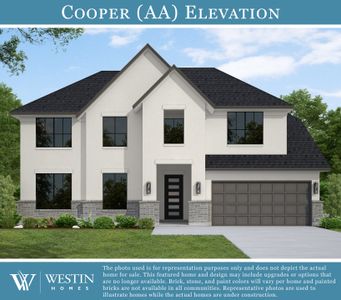 New construction Single-Family house 104 Blackberry Cv, Georgetown, TX 78628 plan The Cooper - image