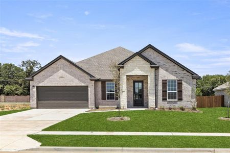 New construction Single-Family house 504 Pebble Circle, Azle, TX 76020 Holly- photo 0