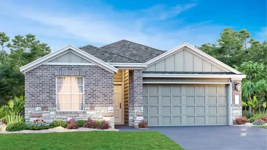 New construction Single-Family house 210 Herald Dr, Hutto, TX 78634 plan Aplin II - image