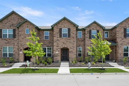 New construction Townhouse house 243 Wagon Spoke Wy, Fort Worth, TX 76120 plan Houston 5A2 - image