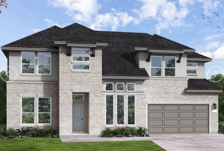 New construction Single-Family house 1716 Howler Wy, Todd Mission, TX 77316 plan Kamay - image