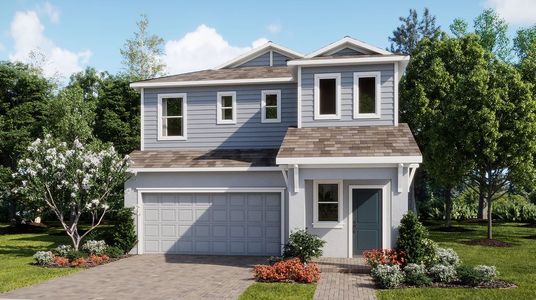 New construction Single-Family house 7259 Hammerstone Wy, Groveland, FL 34746 plan Lenox - image