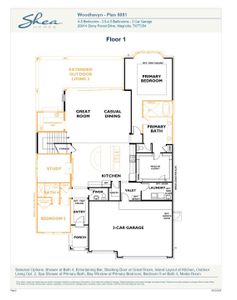 New construction Single-Family house 29806 Amber Brook Dr, Magnolia, TX 77354 plan Plan 5051 Elevation E - image