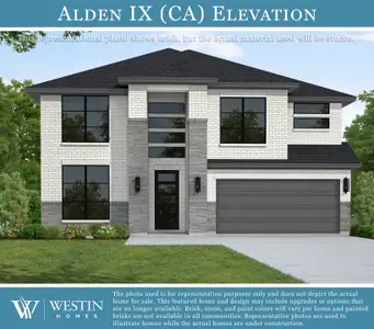 New construction Single-Family house 129 Ash Juniper Rd, Georgetown, TX 78633 The Alden IX- photo 0
