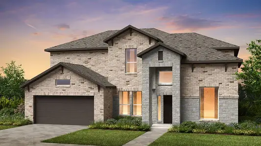 New construction Single-Family house 1800 Plum Tree Wy, Georgetown, TX 78628 plan Tanzanite - image